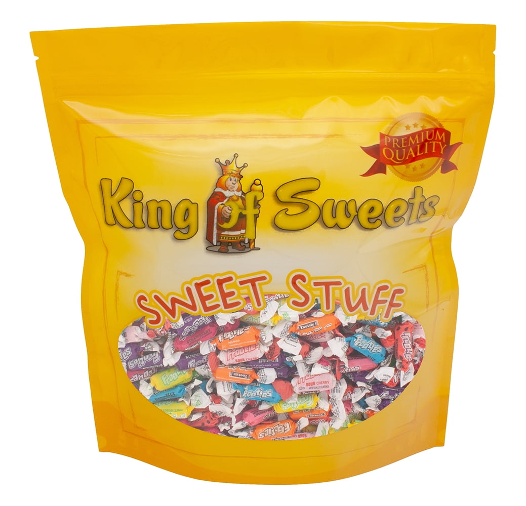 Assorted Frooties (10 Flavors) 5 Pounds Individually Wrapped Candy in a Resealable King of Sweets Bag