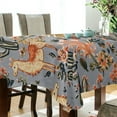 thumbnail image 5 of Yayeee Tablecloths 60" x 60" Rectangle Wrinkle Resistant Party Table Cover, Gray Llama Pattern, 5 of 8