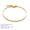 18 Plus 2cm18k Gold, variant on Men's Fashion Stainless Steel Bracelet