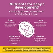 Nature Made Prenatal Vitamins Softgels + Choline Supplement Capsules, 70 Count