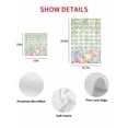 thumbnail image 7 of Easter Eggs Kitchen Dish Towels for Drying Dishes Set of 2, Spring Daisy Eucalyptus Leaves Sage Green Plaid Waffle Weave Microfiber Hand Tea Bathroom Towels Quick Dry & Absorbent Towel 15.7x23.6, 7 of 7