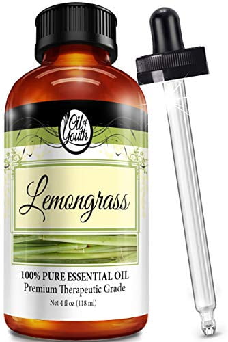 4oz Bulk Lemongrass Essential Oil - Therapeutic Grade - Pure & Natural Lemongrass Oil