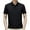 Black, variant on ZRGHAOYLQ Cooling Shirts Plus Size Henley Shirt V Neck Button Up Tops Mens Big and Tall Short Sleeve Collared Shirts Loose Gym Workout Pullover Tshirt