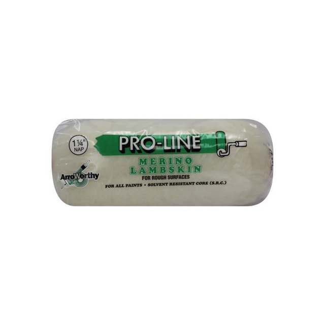 Cubierta para rodillo de pintura Arroworthy Pro-Line, piel de cordero, 23 cm de ancho