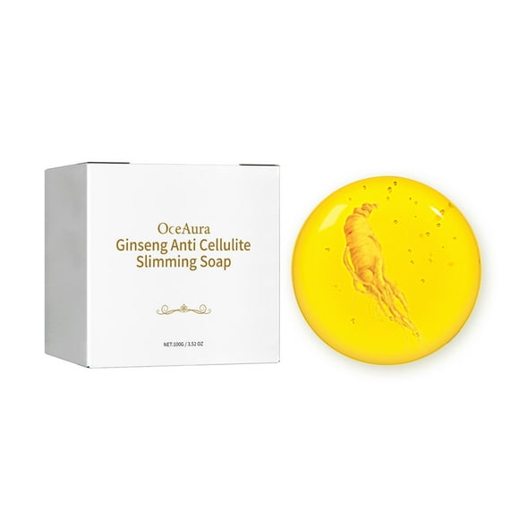 FSTDelivery Ginseng Anti Cellulite Slimming Soap Lymphatic Drainage - Anti-Cellulite Skin Tightening - Natural Ingredients Detox Soaps for Deep Clean Shower, Detoxification, Rejuvenating, Clearance