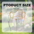 thumbnail image 3 of Metal Peony Grid Cages,17.7"X11.8" Large Flower Support Cages Grow Through Hoop Ring Peony Stakes Garden Plant Support Rings Heavy Duty Plant Braces Peonies Structure for Outdoor Plants Blossoms, 3 of 9