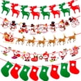 thumbnail image 2 of Banner navideño 2023, decoraciones navideñas para el hogar, guirnalda, Papá Noel, regalo de Navidad, decoración de Navidad, Año Nuevo 2024, 2 of 5