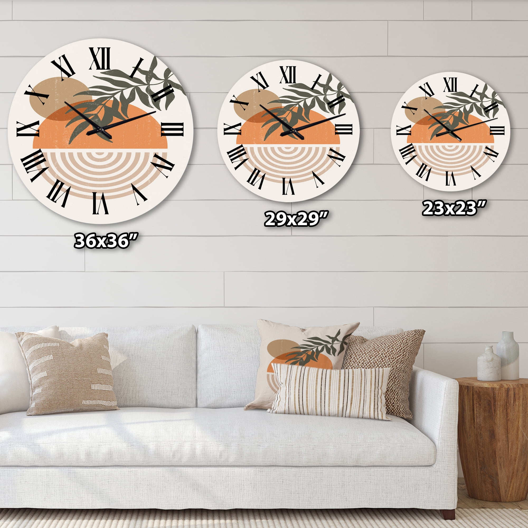 Designart 1 in Quartz Modern/Contemporary Wall Clock
