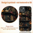 thumbnail image 2 of Bookshelf Phone Case – Dark Academia iPhone 16 15 14 13 12 11 Pro Max Cover | Moody Gothic Book Lover Gift, 2 of 6