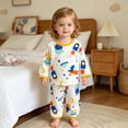 thumbnail image 2 of CAUYDY Toddler Girl Sleepwear Child Clothes Fall Winter Long Sleeve Shirt and Elastic Pants Comfy Set Baby Pajamas Little Kids Outfits for Girls 2T 3T 4T 5T Sizes 4-5 Years,Yellow, 2 of 7