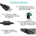 thumbnail image 6 of 19.5V 7.7A 150W 4.5mm*3.0mm Laptop AC Adapter Charger for HP 15-AX251NB 15-AX224TX 15-AX253NF 17-AN017NL 17-AN056NA 15-AX237TX 17-AN006NB 15-AX200NH 17-AN054UR 15-AX220NF 17-AN004UR 17-AN016NA, 6 of 6