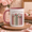 Black, variant on Pottery Mug Vintage Rose Bookshelf Library Coffee Cup for Book Lovers