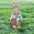 thumbnail image 4 of Easter Decorations- Easter Spring Decorative Easter Stakes Rabbit Decor Metal Bunny Outdoor Stake Ornaments Yard Sign Decoration Garden Card Slot, 4 of 9