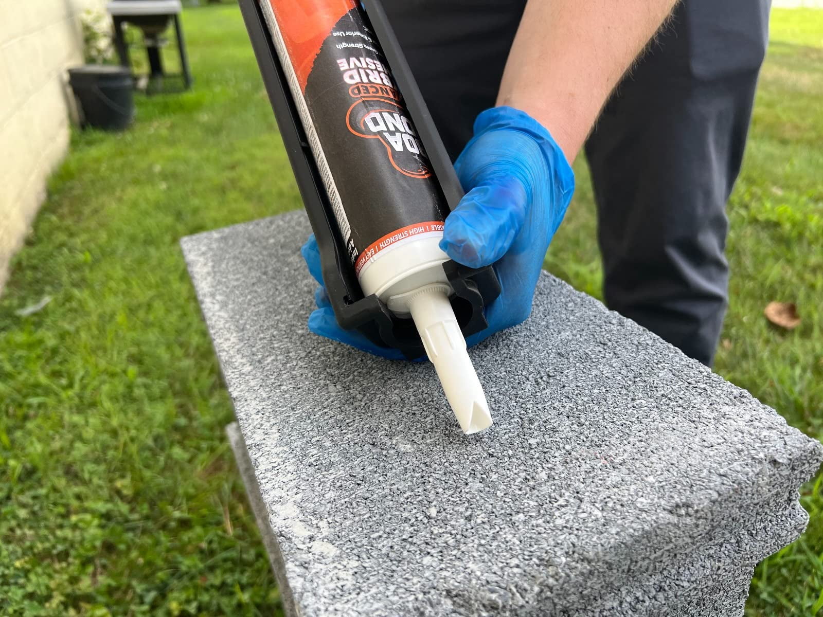 BoaBond Advanced Hybrid Adhesive - Multi-Purpose, Fast Grab, Easy Vertical Installation - Heavy Duty for Construction, Commercial, Caulk, Sealant, or Industrial Applications - Set of 2-10.2oz White