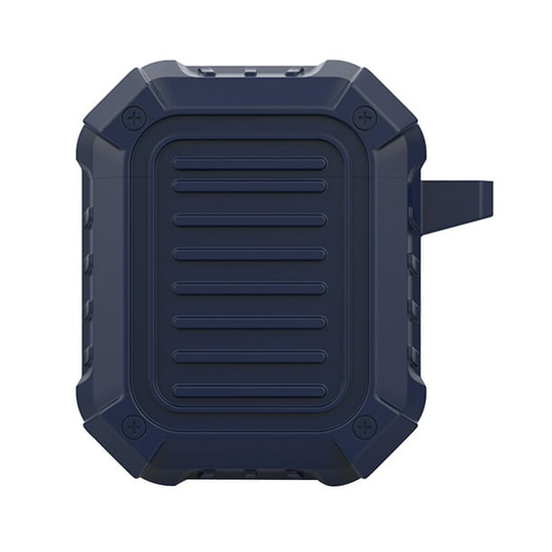 Methold Funda para auriculares, funda de silicona, funda para auriculares inalámbricos, repuesto para 1/2 Cables de audio/vídeo azul