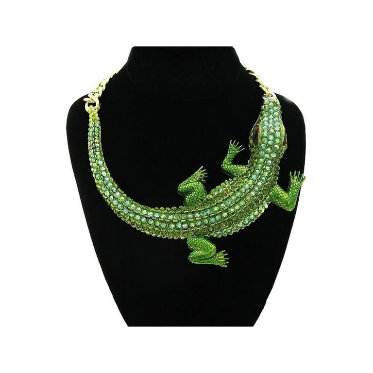 Crocodile necklace deals