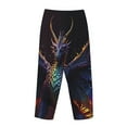 thumbnail image 5 of Haiem Rainbow Wings Majestic Dragon Women's Pajama Pants Ultra Lightweight Pjs Bottoms Sleepwear Bottom Pants With Pocket Drawstring-Medium, 5 of 7