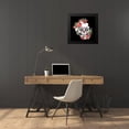 thumbnail image 4 of Allen, Kimberly 20x20 Black Modern Framed Museum Art Print Titled - Skull Roses, 4 of 5