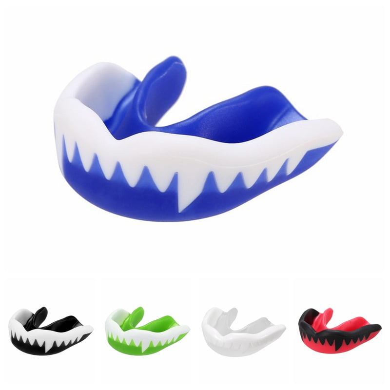 Boxing Mouth Guard Adult Soft EVA Mouth Protective Teeth Guard Sport With Box@F 