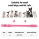 thumbnail image 5 of Collar LED Visinite Light Up para perros pequeños, color rosa, 5 of 7