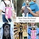 thumbnail image 5 of Mochila transportadora de mascotas, mochila frontal ajustable, bolsa de viaje de seguridad, con patas extendidas, ideal para viajes, senderismo, camping, perros pequeños y medianos,, 5 of 5