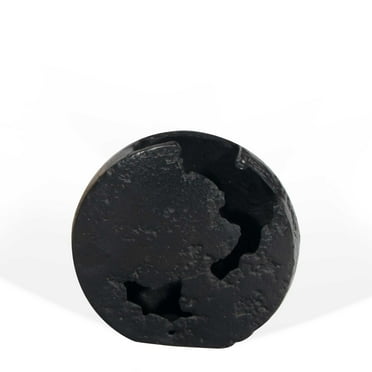 Alaric Metal Table Vase, Small Black