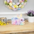 thumbnail image 3 of Northlight Plush Pastel Tie Dye Easter Bunny Figurine - 7" - Multicolor, 3 of 6