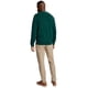 thumbnail image 3 of Jersey Tommy Hilfiger liso con cuello redondo para hombre Hunter Green, 3 of 4