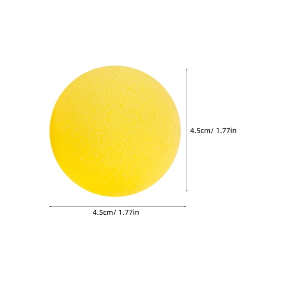 MEIBUTYUP 10Pcs Yellow Sponge Balls Soft Performance Props for Magician DIY Tricks and Party Events