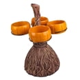 thumbnail image 1 of Calabaza de Halloween Snack Bowls Snack Bowl Stand Broomstick Adorable Accesorio perfecto para la fiesta de Halloween Forma de calabaza para el postre 4 tazones Macarena Puesto de tazones para refrigerios, 1 of 8
