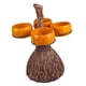 thumbnail image 1 of Cuencos para Refrigerios de Calabaza de Halloween, Soporte para Cuenco para Refrigerios, Palo de Escoba, Adorable Accesorio o para Fiesta de Ha 4 tazones, 1 of 8