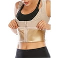 thumbnail image 5 of Sauna Sweat Vest for Women Weight Loss Slim Workout Tank Top Hot Sweat Waist Trainer Tummy Control Body Shaper Sauna Suits with Zipper, 5 of 6