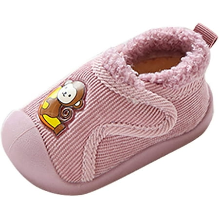 

QWZNDZGR Baby Boys Girls Loafers Shoes Lace Up Sneakers Snow Boots Leather Baby Shoes for Boys Girls Prewalker Toddler Boots