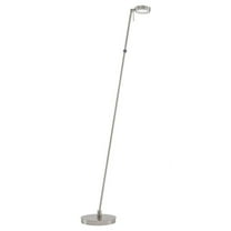 -8W 1 Led Floor Lamp In Contemporary Style-8.25 Inches Wide By 49.75 Inches Tall-Brushed Nickel Finish George Kovacs Lighting P4304-084