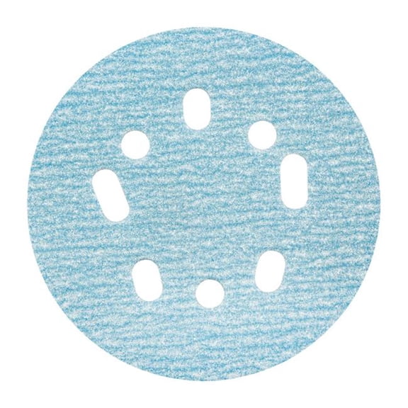 ProSand 5 in. Ceramic Alumina Hook & Loop 5 & 8 Hole UVH Sanding Disc, 220 Grit Very Fine - Pack of 50