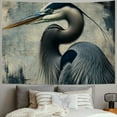 thumbnail image 2 of WERPE Modern Bird Paintings in Teal and Grey Color Suitable for Hanging Tapestry Painting, 2 of 6