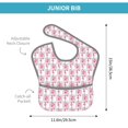 thumbnail image 4 of Kdxio Flamingo On Checkered Bibs For Babies, Baby Bibs for Eating, Toddler Bibs, Waterproof Bibs, Feeding Bibs, for Toddlers, Boys, Girls, 4 of 8