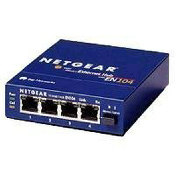 NETGEAR EN104 - Hub - 4 x 10Base-T + 1 x 10Base-2 - desktop - Walmart