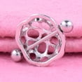 thumbnail image 3 of 2pcs Couvre les Bijoux de Corps 16g Haltères Creux, 3 of 7