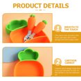 thumbnail image 2 of 1 Set Carrot Toddler Utensils Toddler Plate Spoon Fork Straw Feeding Supplies, 2 of 6
