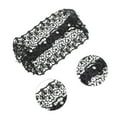 thumbnail image 3 of Unique Bargains 1 Pc Fashion Bead Hollow Wide Headwrap Black, 3 of 5