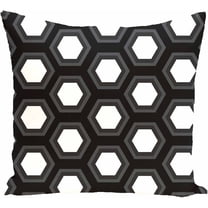 Simply Daisy 16" x 16" Hex Appeal Geometric Print Pillow