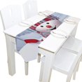 thumbnail image 5 of Coolnut 13"x70" Table Runner, Cute Snowman Washable Table Cloth Runner for Holiday Home Wedding Table Top Decoration, 5 of 5