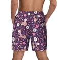 thumbnail image 4 of Goofa Cute Squirrel Floral Printed Men's Swim Trunks Board Shorts Quick Dry Mens Swimming Trunks with Compression Liner,Breathable Fit Hawaii Beach Shorts-X-Large, 4 of 9