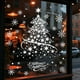 thumbnail image 1 of Adhesivos navideños para ventanas | Pegatinas de copos de nieve y campanas | Calcomanías estáticas para ventanas de vidrio | Decoraciones navideñas reutilizables para ventanas de hogar, 1 of 9