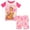 Pink, variant on Scooby-Doo Little Girls Pajama Shirt & Pajama Shorts multicolor / White 6