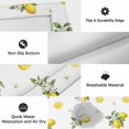thumbnail image 6 of Cute Lemon Summer Outdoor Rug for Patio/Deck/Porch, Non-Slip Large Area Rug 5 x 8 Ft, Farmhouse Floral Botanical Leaves Indoor Outdoor Rugs Washable Area Rugs, Reversible Camping Rug Carpet Runner, 6 of 8