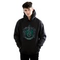 thumbnail image 2 of Harry Potter Mens Slytherin Cotton Hoodie, 2 of 5