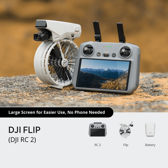 DJI Flip Drone with RC 2 Remote Controller