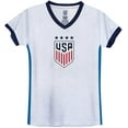 thumbnail image 2 of Icon Sports Official Licensed U.S. Soccer 4 Star USWNT Players Girl's Game Day Shirts Football Tee Top - WB2, 2 of 4